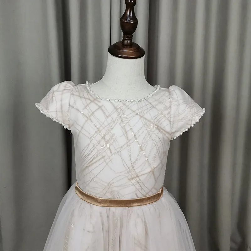 Cute Flower Girl Dress, Tulle Short Flower Girl Dresses