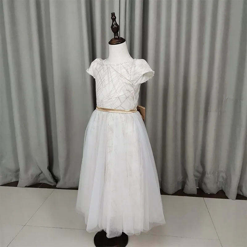 Cute Flower Girl Dress, Tulle Short Flower Girl Dresses