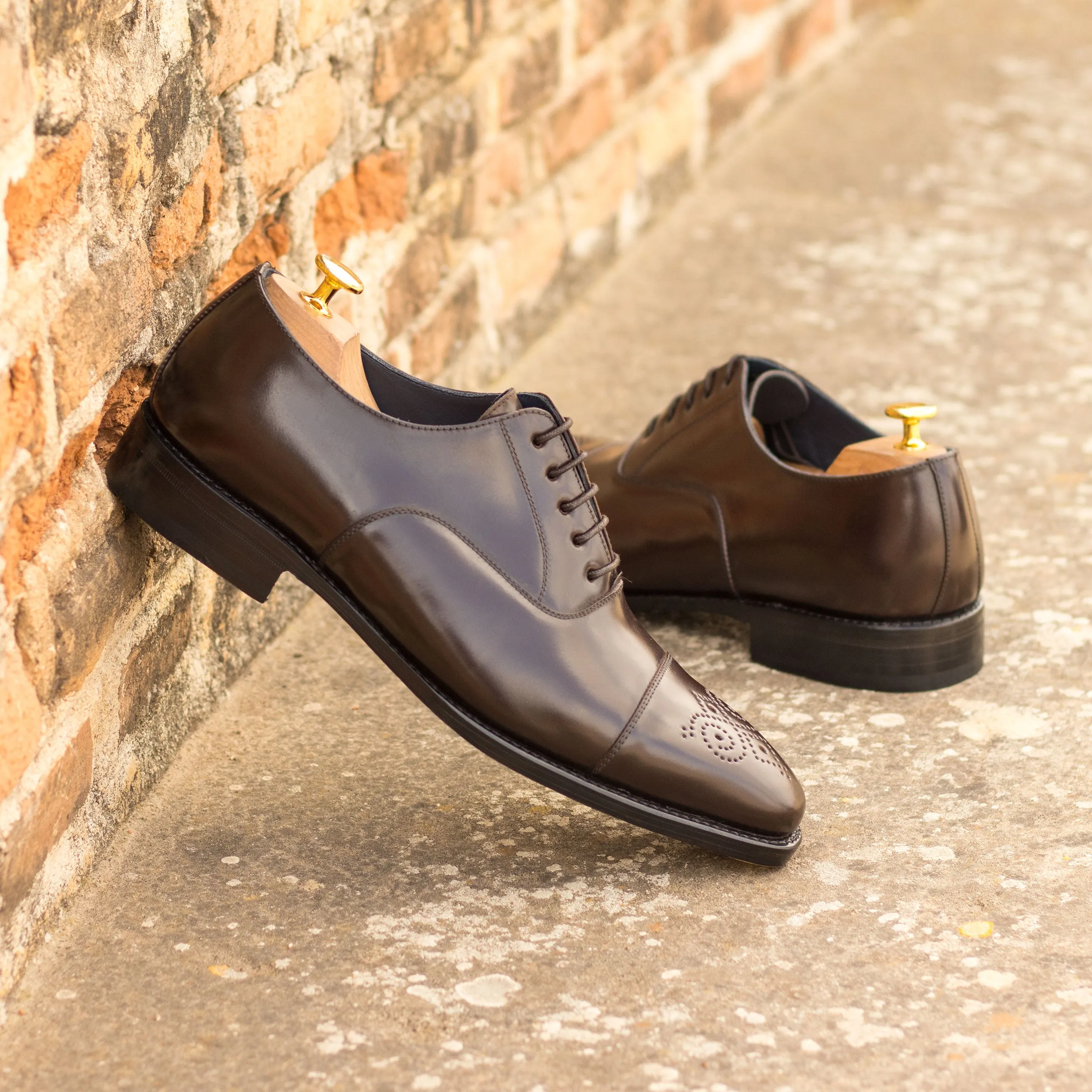 Dark Brown Shell Cordovan Oxford
