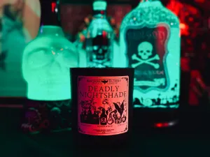 DEADLY NIGHTSHADE | Spicy   Woody - 16oz Wood Wick Candle