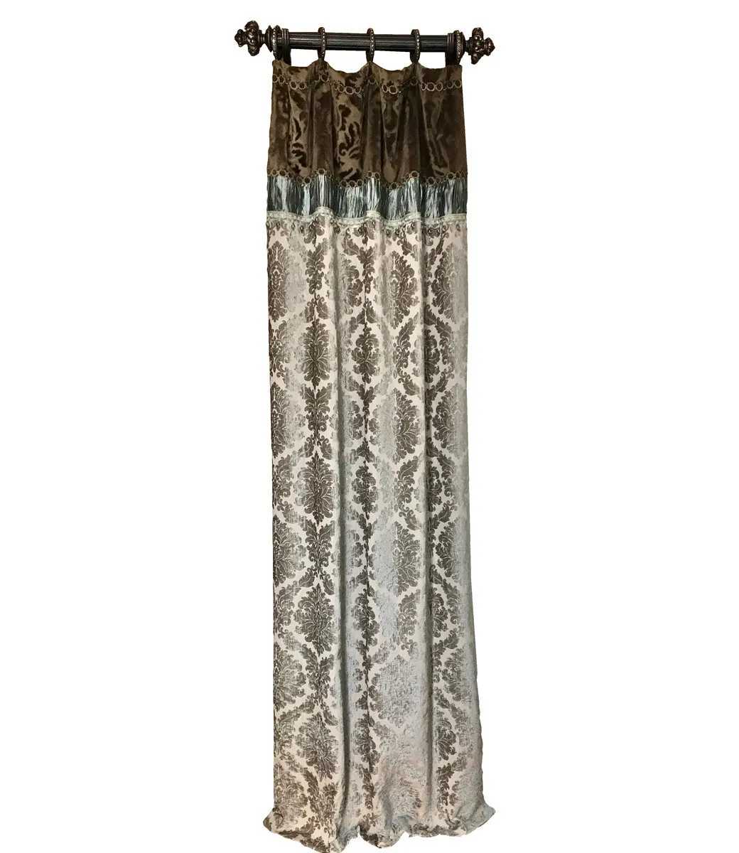 Decorative Curtain Panel Style #7 Serenity Collection