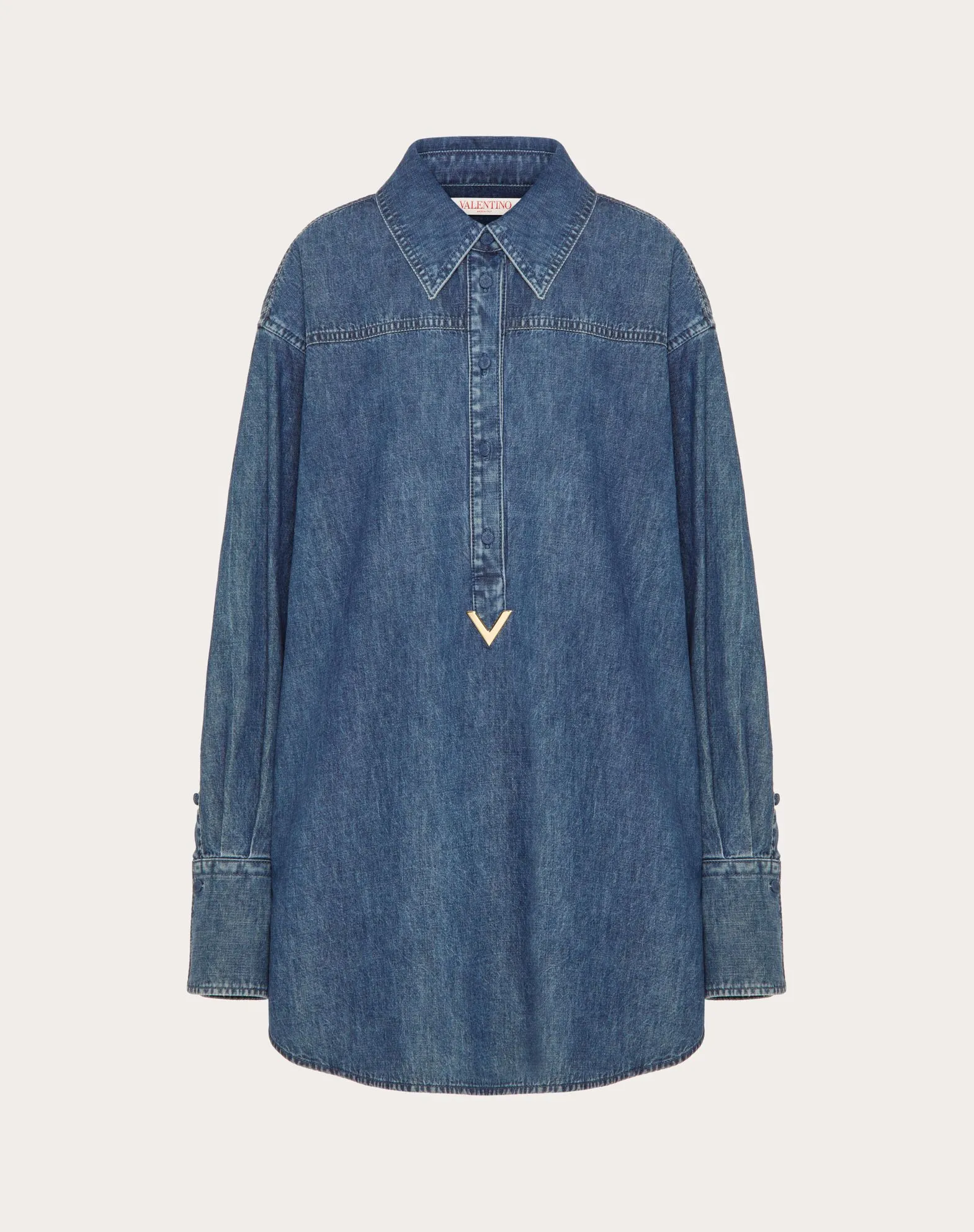 Denim Chambray Dress