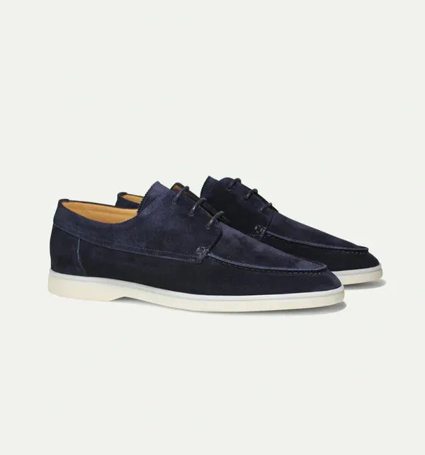 Diederik - Luxe Leren Loafers met Veters voor Heren