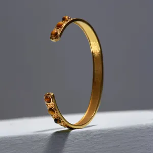 Dragon Tiger’s Eye Six-Stone Bracelet – Handcrafted Luxury