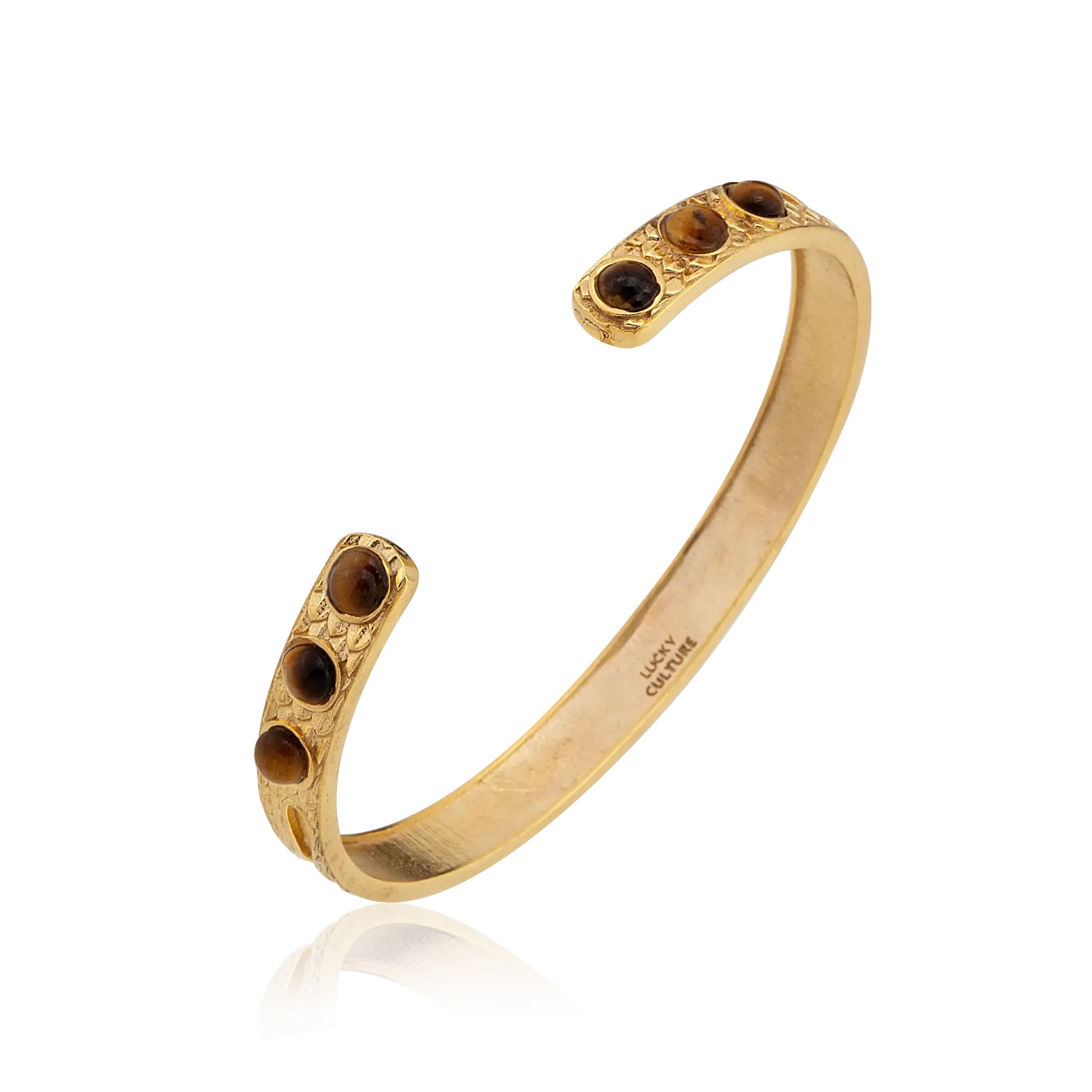Dragon Tiger’s Eye Six-Stone Bracelet – Handcrafted Luxury
