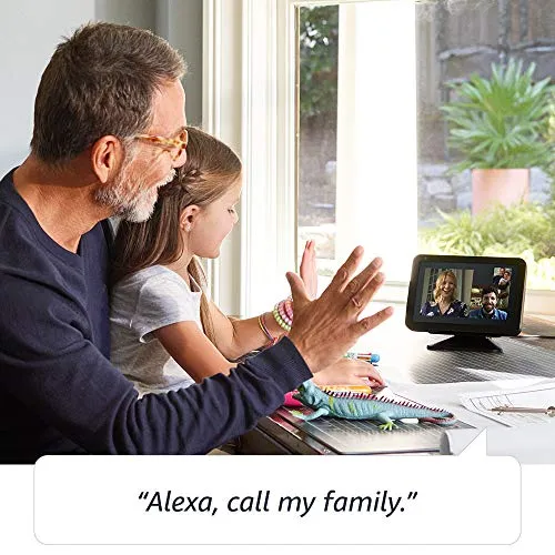 Echo Show 8 (1st Gen, 2019 release) -- HD smart display with Alexa – stay connected with video calling - Sandstone
