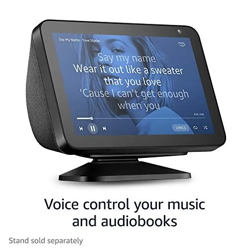 Echo Show 8 (1st Gen, 2019 release) -- HD smart display with Alexa – stay connected with video calling - Sandstone