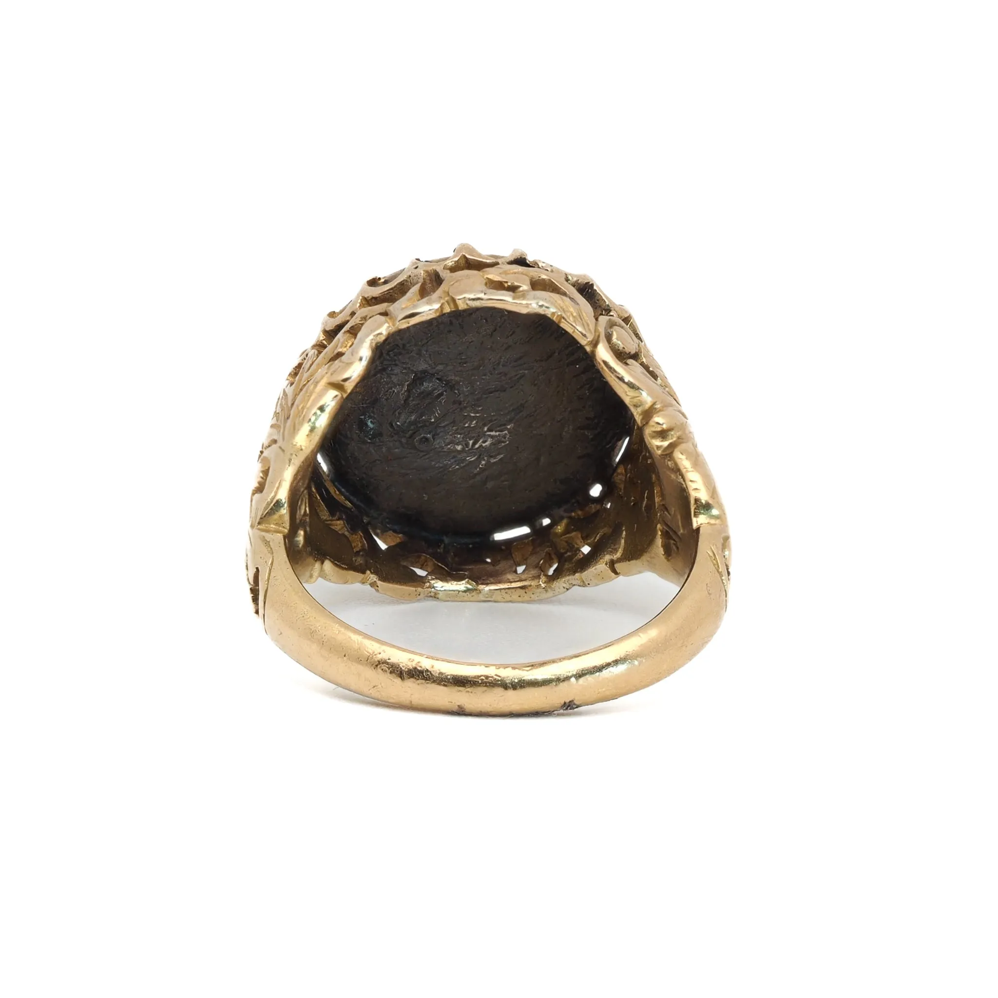 Elegant Handcrafted Gold and Diamond Ring