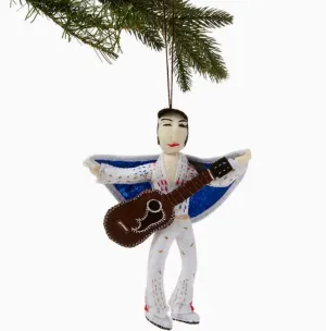 Elvis Felted Ornament