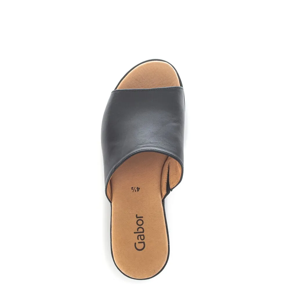 *FINAL SALE*24.650.27 - Black Leather||*VENTE FINALE*24.650.27 - Cuir noir