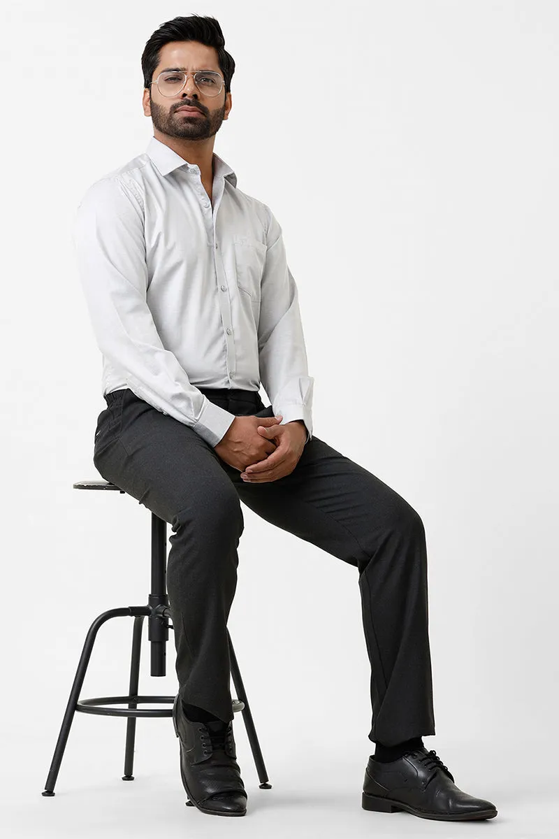 Flexi Fit - Black Stretchable Formal Trousers For Men | Ariser