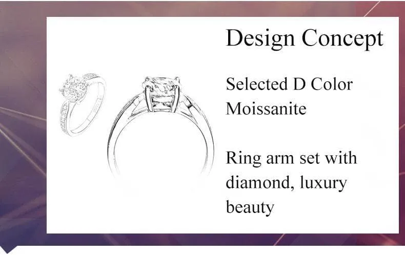 Four Prong Luxury Diamond Engagement Ring