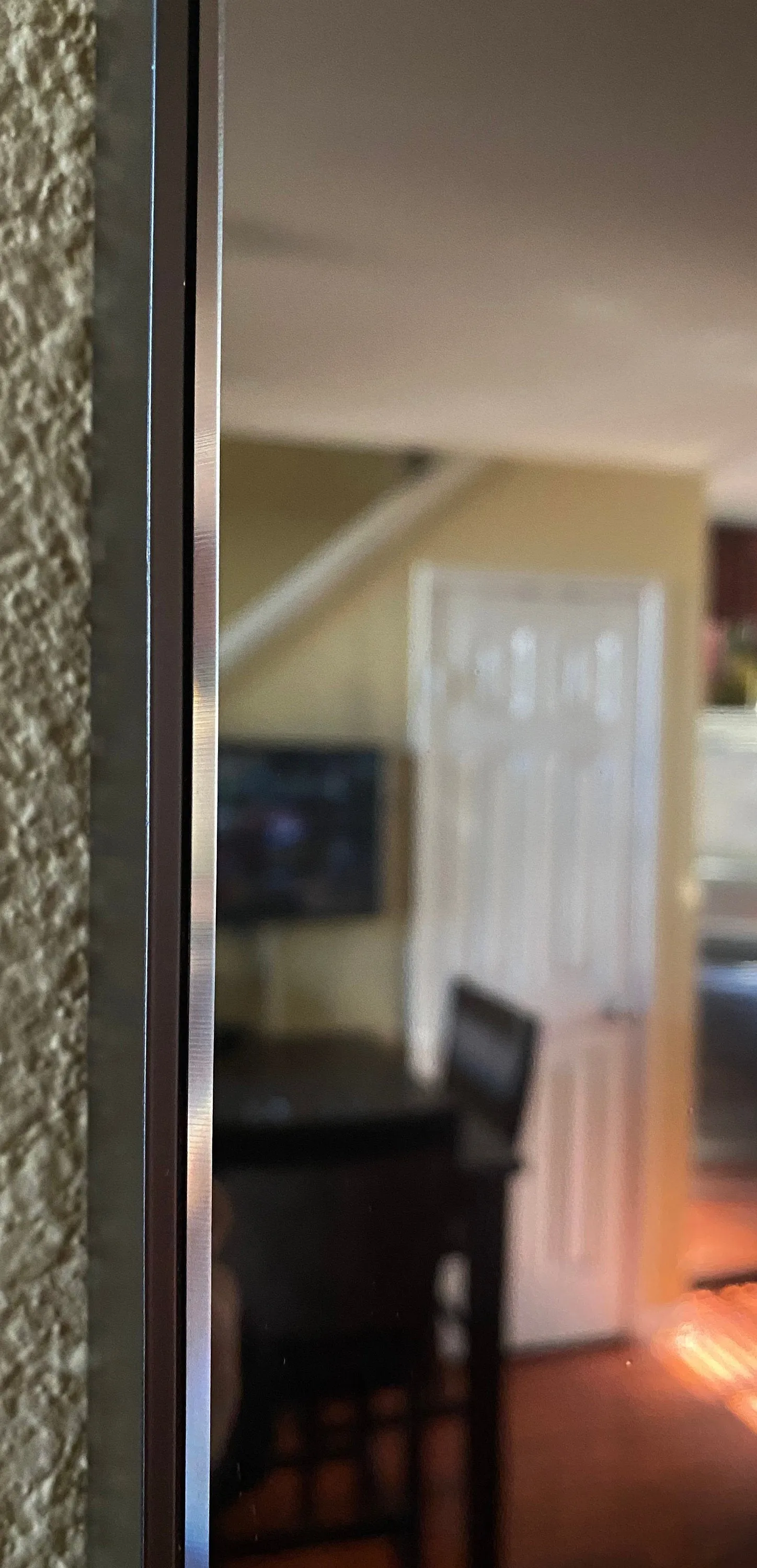 Framed Google Assistant Smart Mirror - 32" Samsung 4K QLED in 19"X30"X2" Satin Black Aluminum Frame