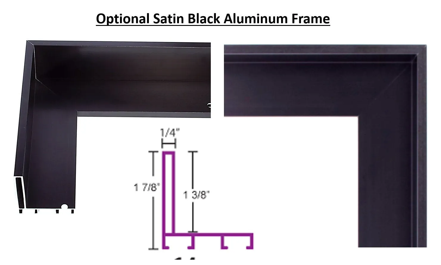 Framed Google Assistant Smart Mirror - 32" Samsung 4K QLED in 19"X30"X2" Satin Black Aluminum Frame