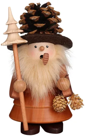 German Incense Smoker: Pinecone Man