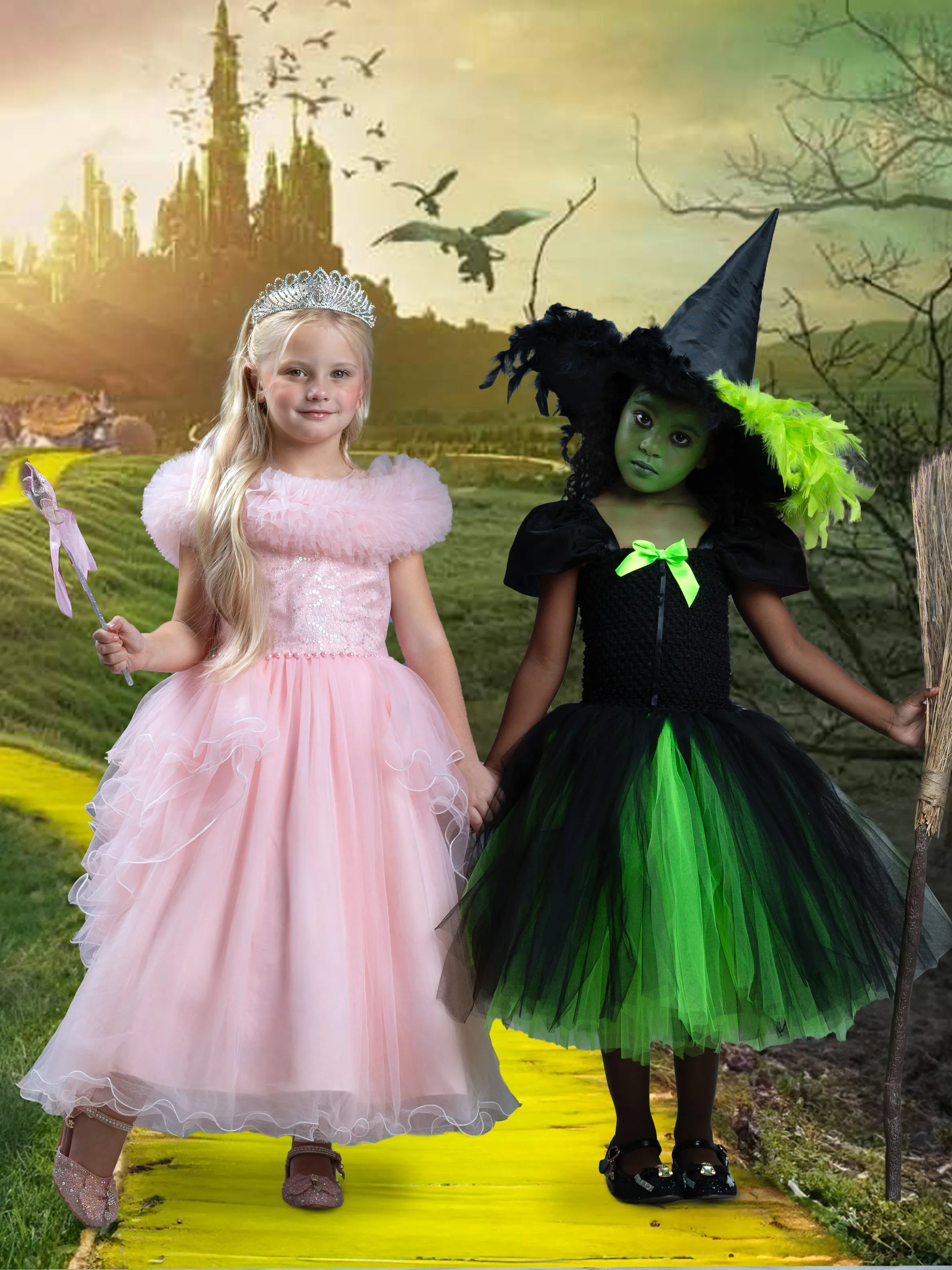 Girls Good Witch Wicked Costume Dress