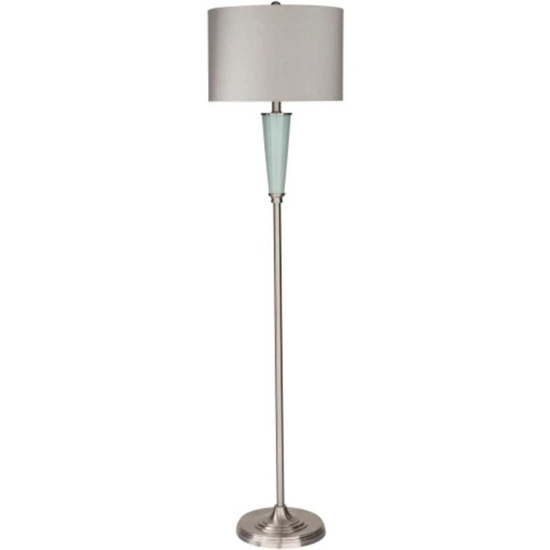 Goswell Floor Lamp in Gray and Green