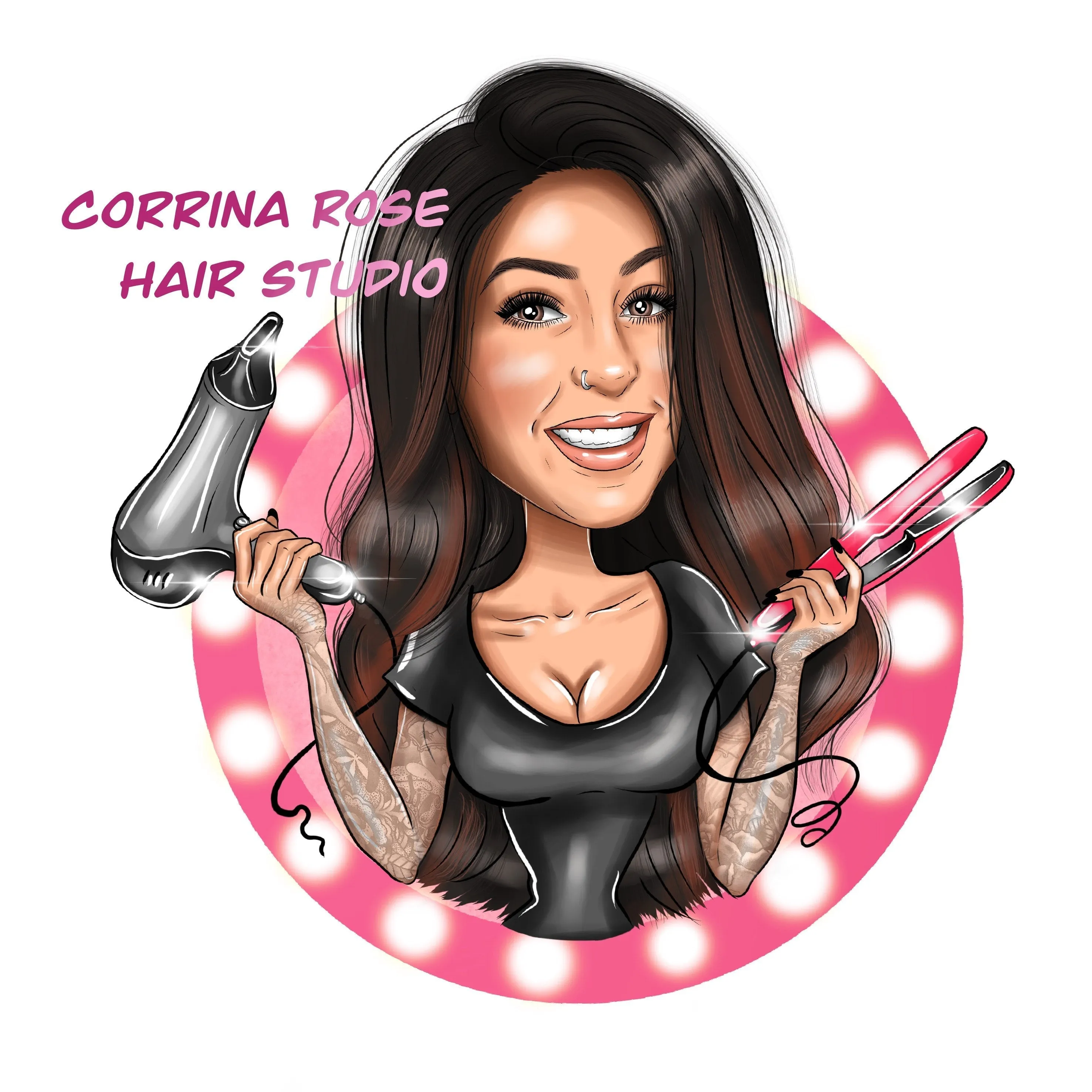 Hair Extension Professional Logo