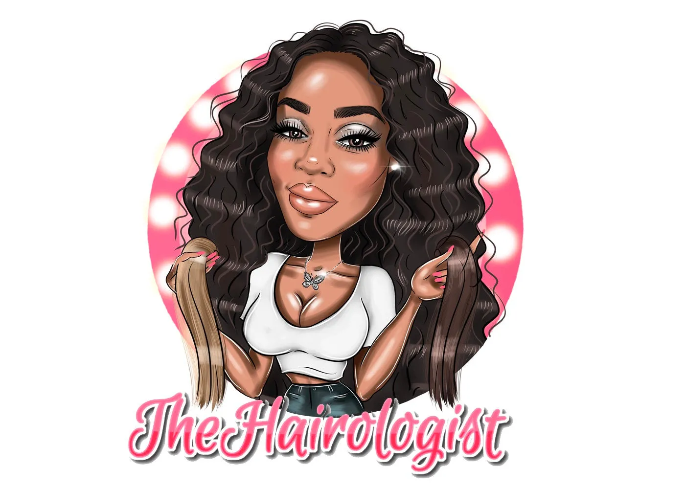 Hair Extension Professional Logo