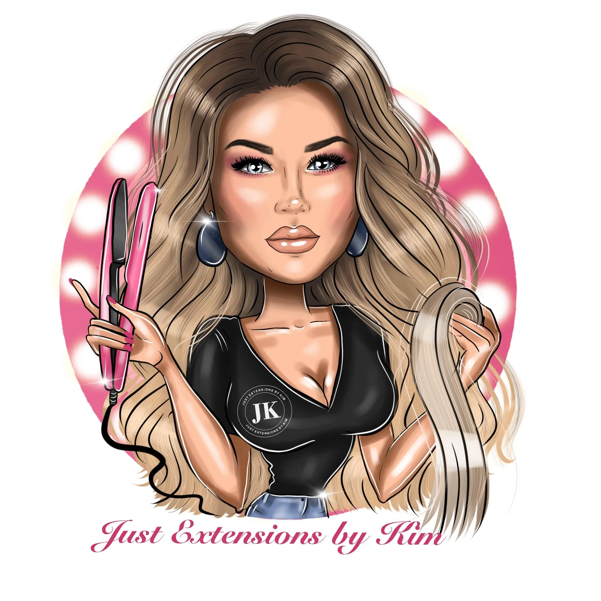 Hair Extension Professional Logo