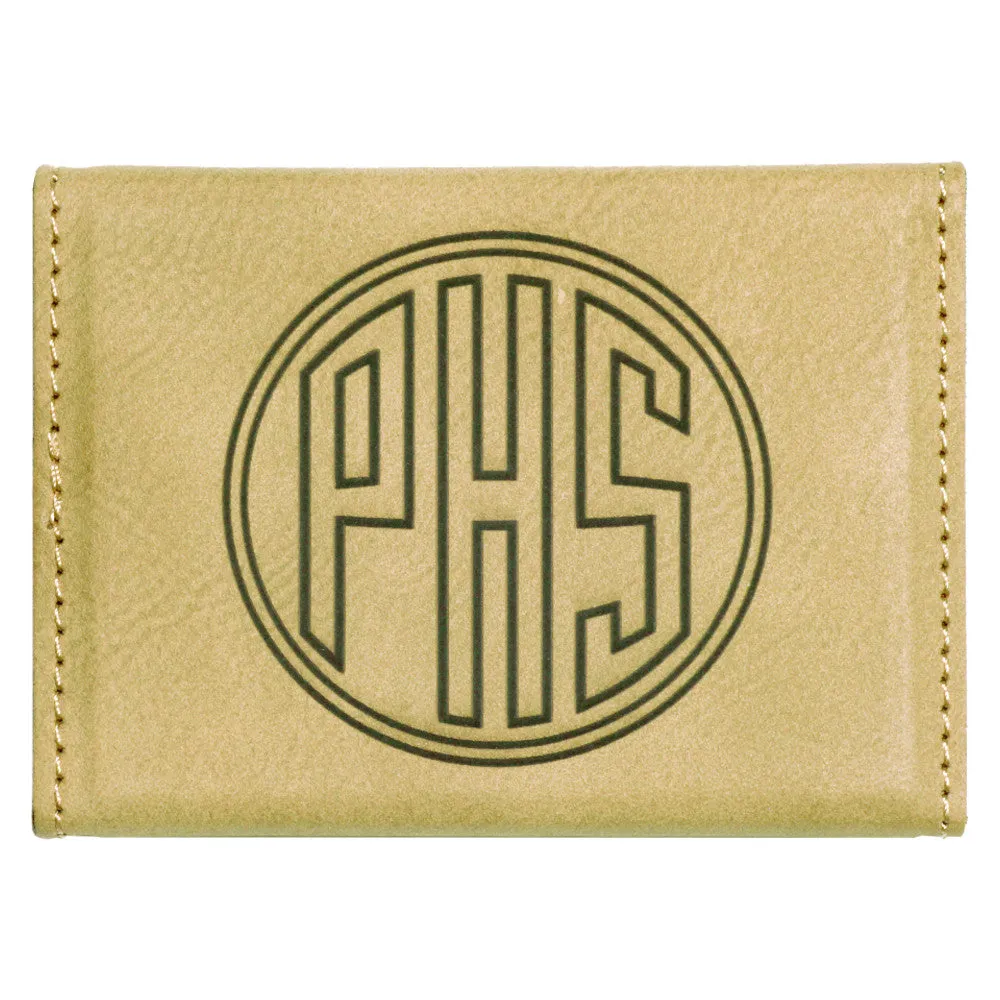 Hard Leather Business Card Holder