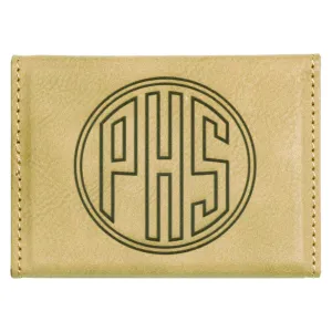 Hard Leather Business Card Holder
