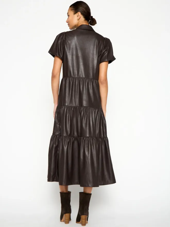 Havana Vegan Leather Dress