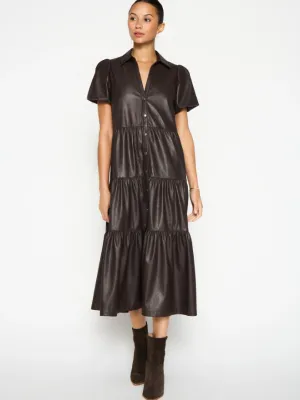 Havana Vegan Leather Dress
