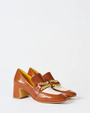 heel chain loafer