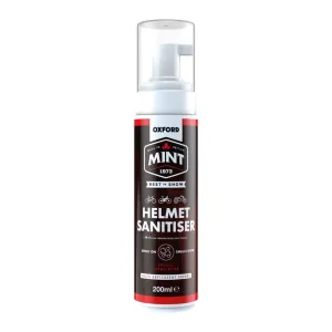 Helmet Cleaning Solution Oxford Mint Helmet Sanitiser Motorcycle, 200ml