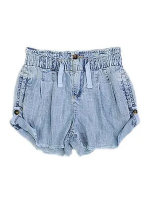 High Rise Jogger Roll Cuff Short