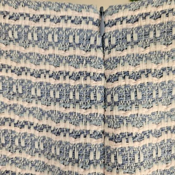 HOUSE OF HARLOW 1960 Pastel Blue and White Skort Tweed Mini Preppy Size 12