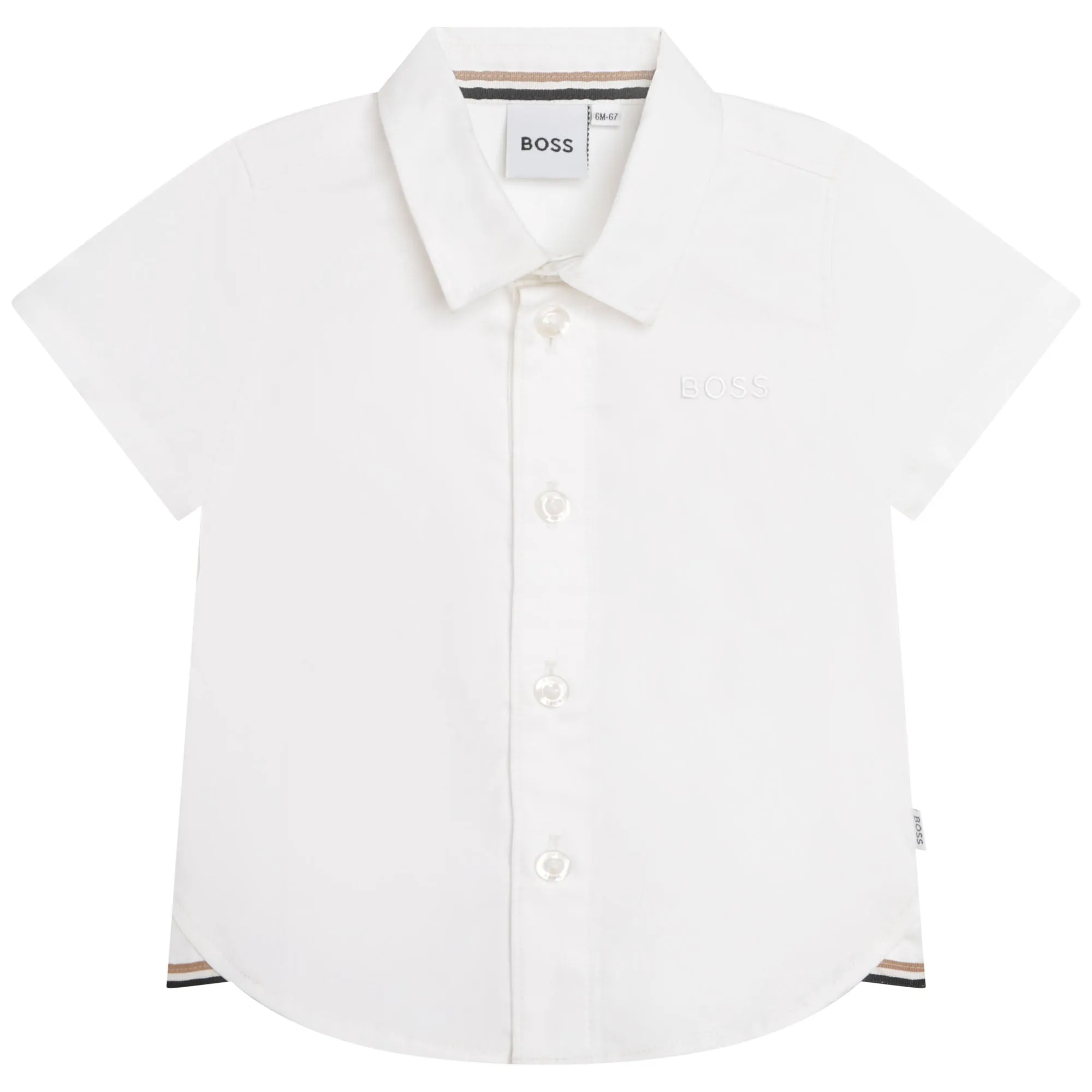 Hugo Boss Baby Boys Short Sleeve Dress Shirt