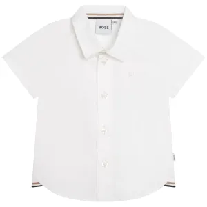 Hugo Boss Baby Boys Short Sleeve Dress Shirt