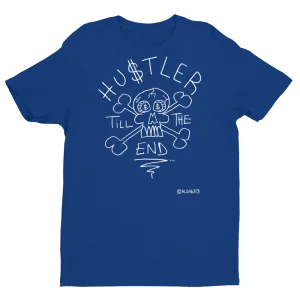 Hustler Till The End (blue) T-Shirt