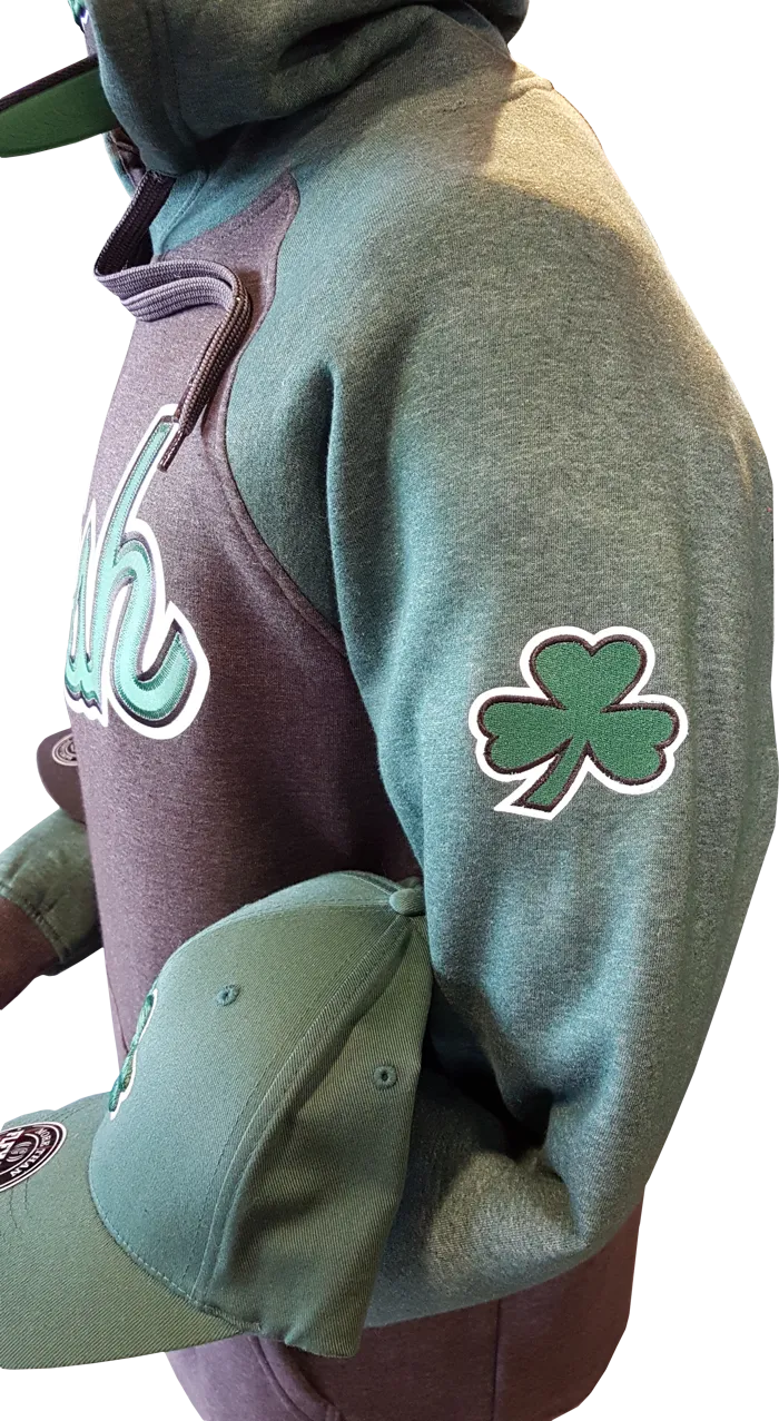 Irish Hoodie Premium Heathered Ring Spun Poly Cotton