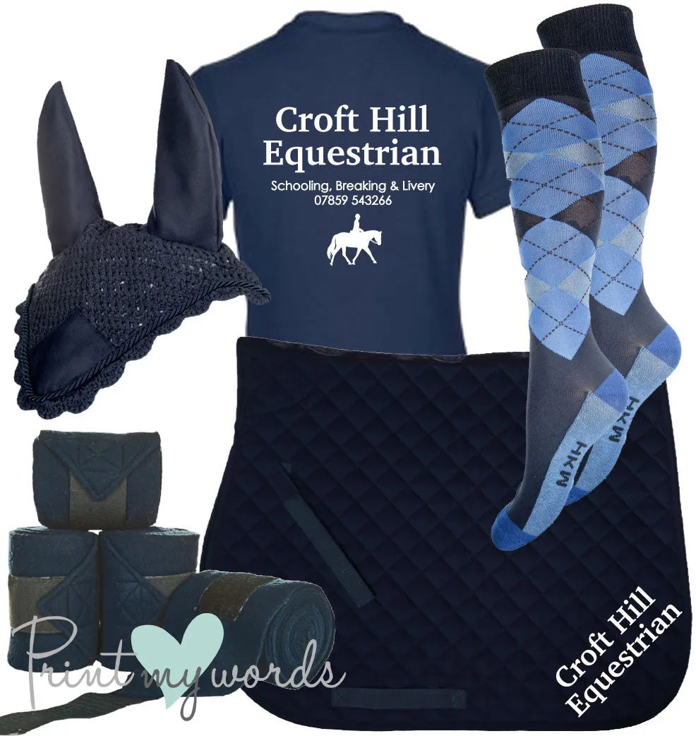 'Ivy' Ladies Personalised Matching Equestrian Set - Business Design