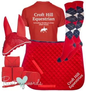 'Ivy' Ladies Personalised Matching Equestrian Set - Business Design