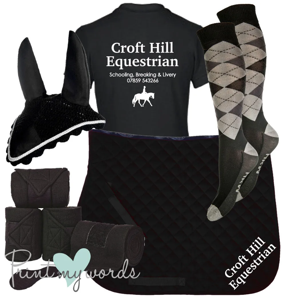 'Ivy' Ladies Personalised Matching Equestrian Set - Business Design