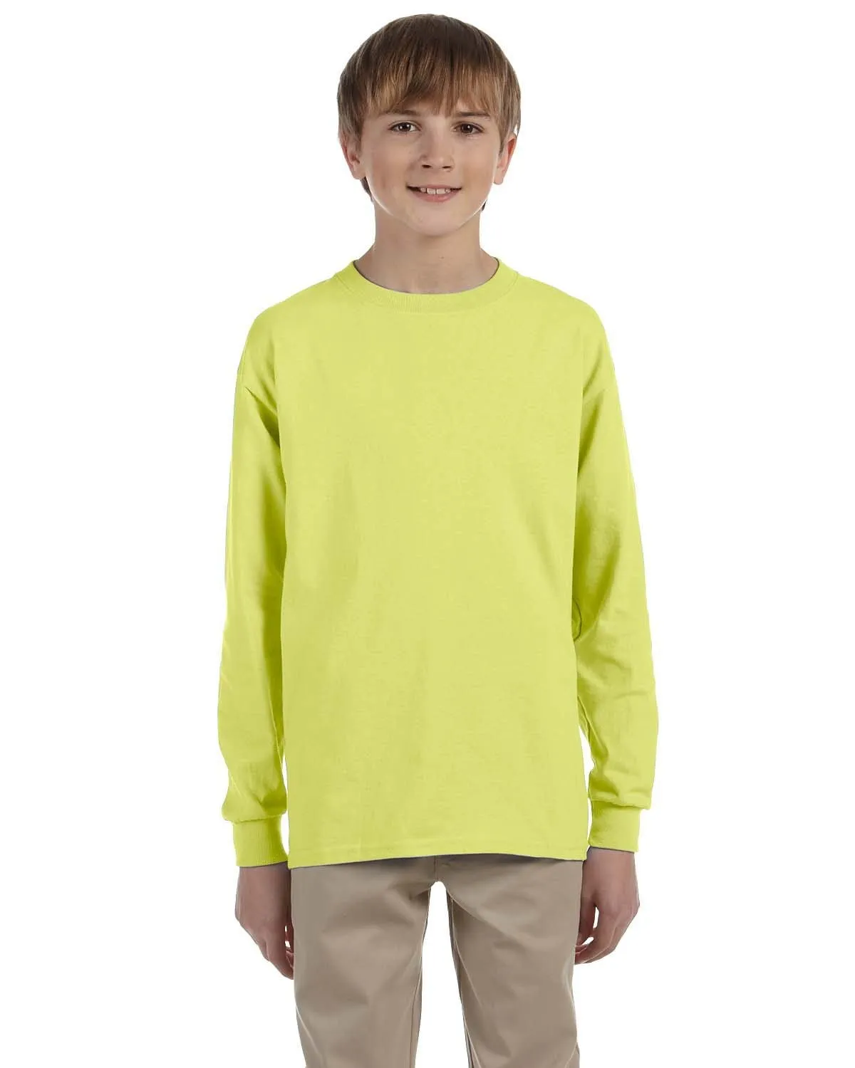 Jerzees Youth 5.4 oz. 50/50 Heavyweight Blend Long Sleeve T-Shirt