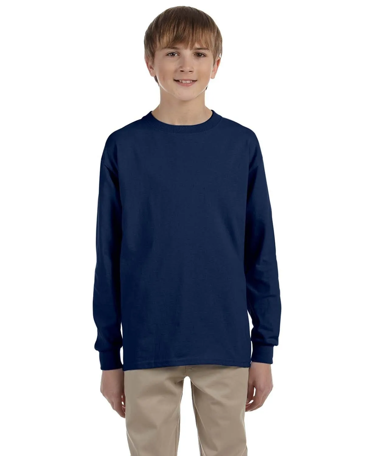 Jerzees Youth 5.4 oz. 50/50 Heavyweight Blend Long Sleeve T-Shirt