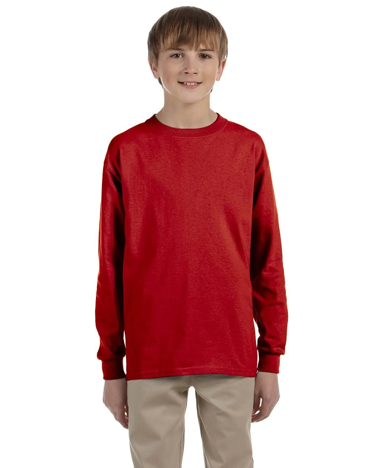 Jerzees Youth 5.4 oz. 50/50 Heavyweight Blend Long Sleeve T-Shirt