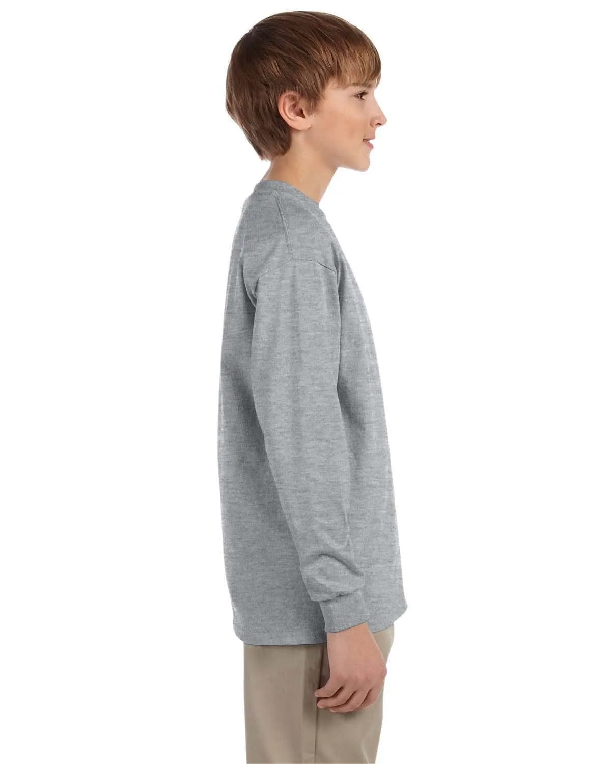 Jerzees Youth 5.4 oz. 50/50 Heavyweight Blend Long Sleeve T-Shirt