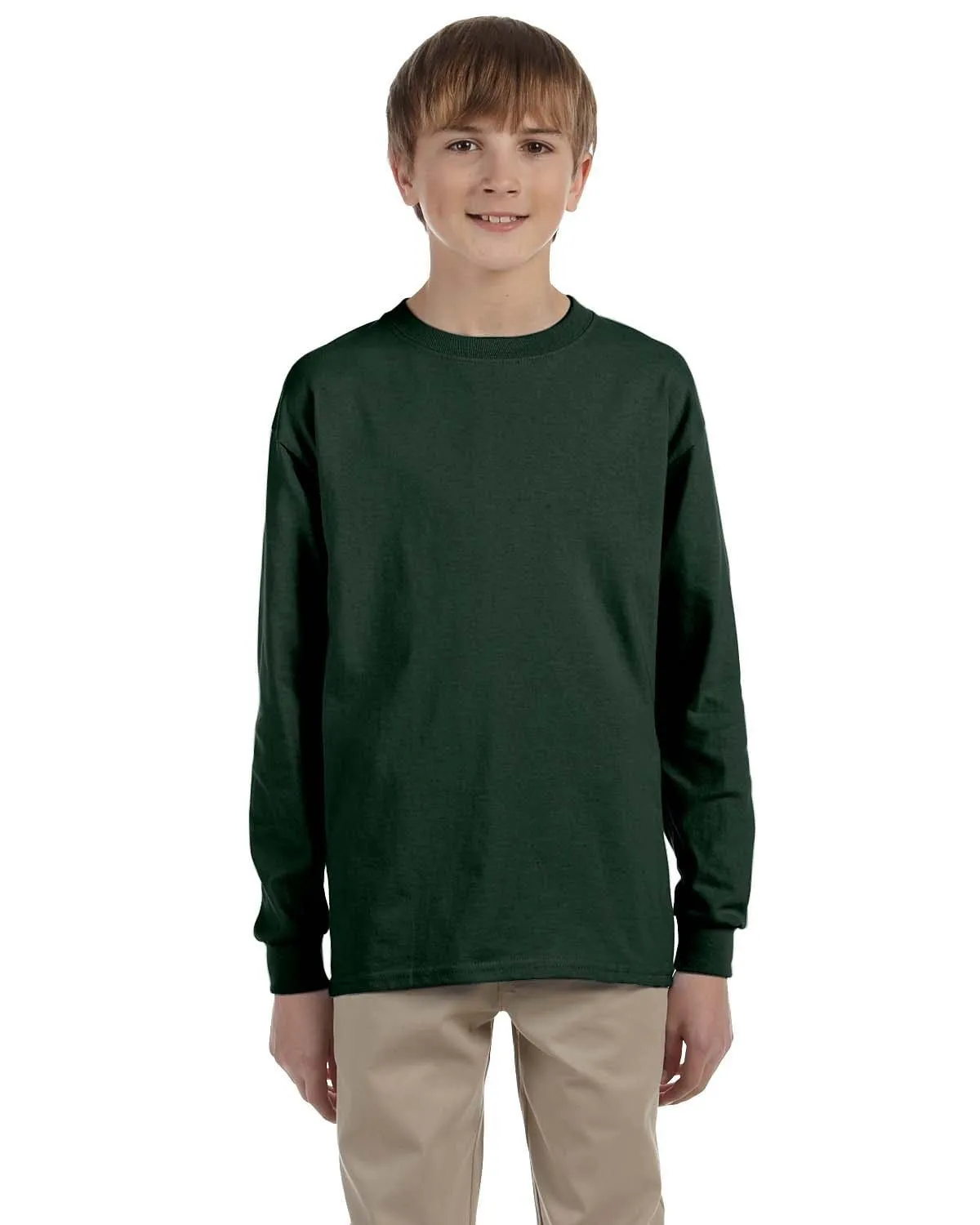 Jerzees Youth 5.4 oz. 50/50 Heavyweight Blend Long Sleeve T-Shirt