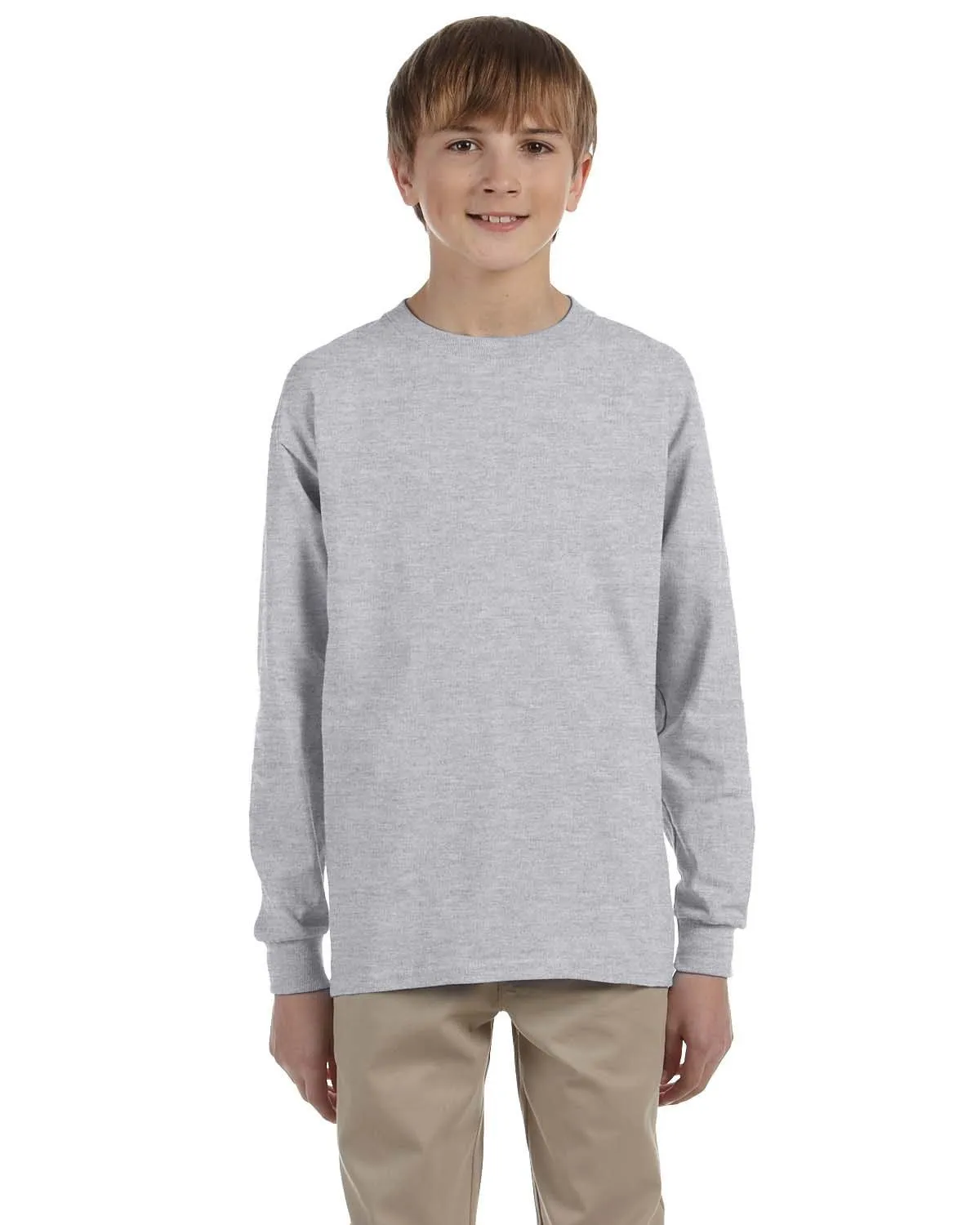 Jerzees Youth 5.4 oz. 50/50 Heavyweight Blend Long Sleeve T-Shirt