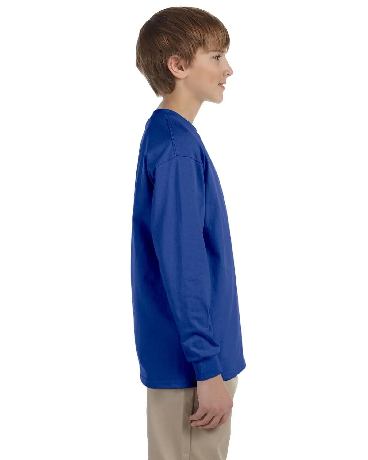 Jerzees Youth 5.4 oz. 50/50 Heavyweight Blend Long Sleeve T-Shirt