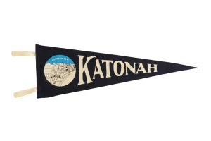 Katonah NY Navy Felt Flag Pennant