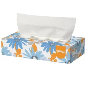 Kleenex Pro Facial Tissue for Business (21606), Flat Tissue Boxes, 48bx/cs