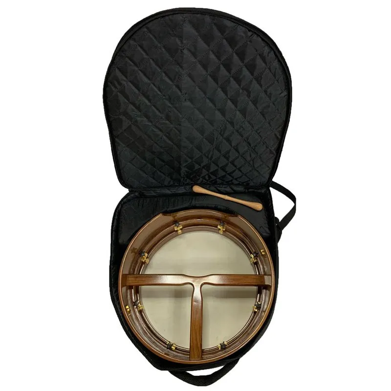 Koda Bodhran 16″x6″ Deep Rim Hand Tuneable, Solid Wooden Rosewood Frame, Bag & 2 Beaters