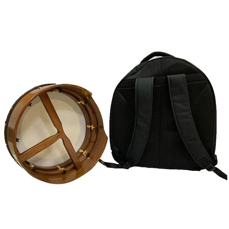 Koda Bodhran 16″x6″ Deep Rim Hand Tuneable, Solid Wooden Rosewood Frame, Bag & 2 Beaters